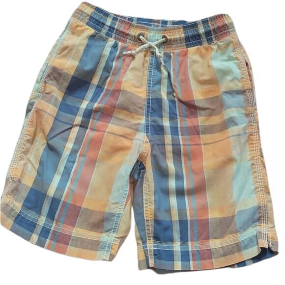 GAP plaid boy's swim trunks - Picture 1 of 4